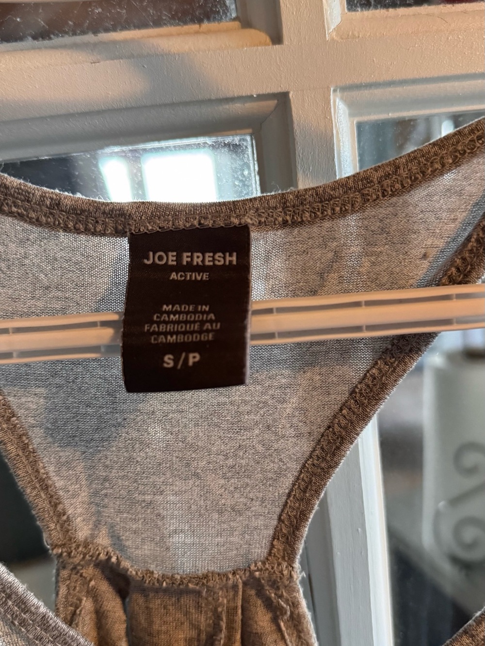 🩶 Joe Fresh Active Heather Grey Racerback Tank — Size Small - Picture 4 of 5
